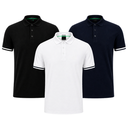 3-Pack Classic Polo Shirts